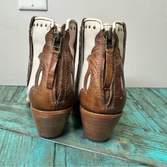 Ariat Greeley Western Boot Size 10B Southwestern Coastal Cowgirl - Picture 9 of 12